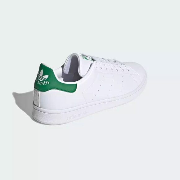 Adidas Originals Men's White Green Classic Stan Smith Shoes FX5502 - Picture 4 of 5